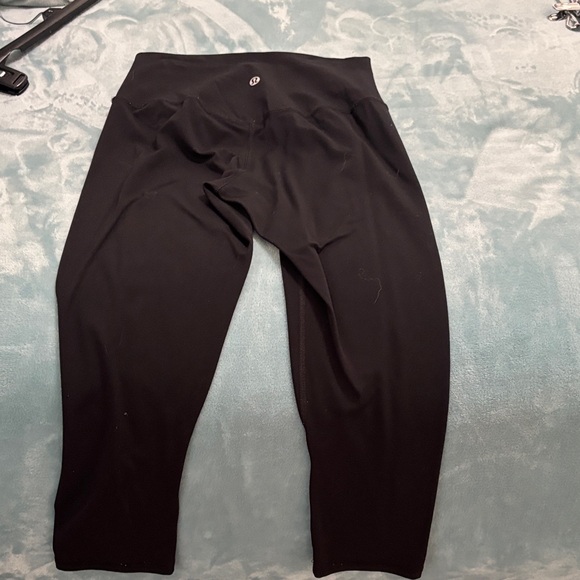 lululemon athletica Black cropped Leggings - Picture 1 of 1